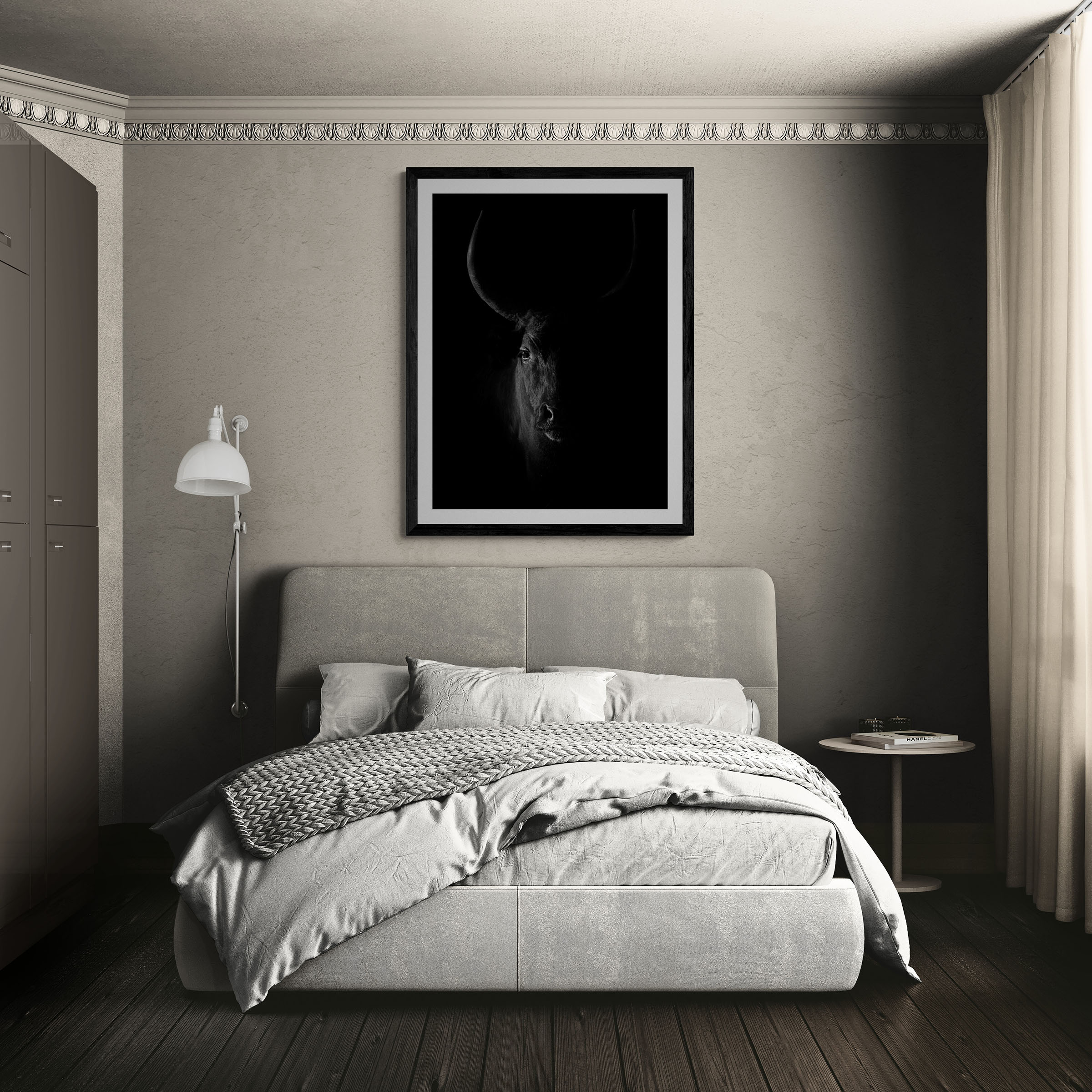 La Taureau Noir - Limited Edition Fine Art Print - Image 2