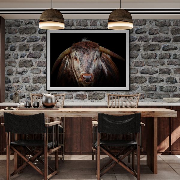longhorn in a Kitchen setting
